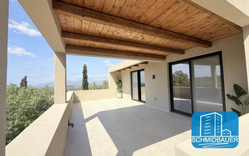 Listaros Kreta, Listaros: Moderne Villa mit Meer- und Bergblick, Gästewohnung und Pool zu verkaufen Haus kaufen